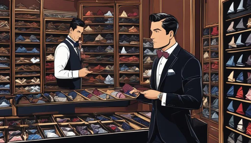Selecting bow ties for modern tuxedos