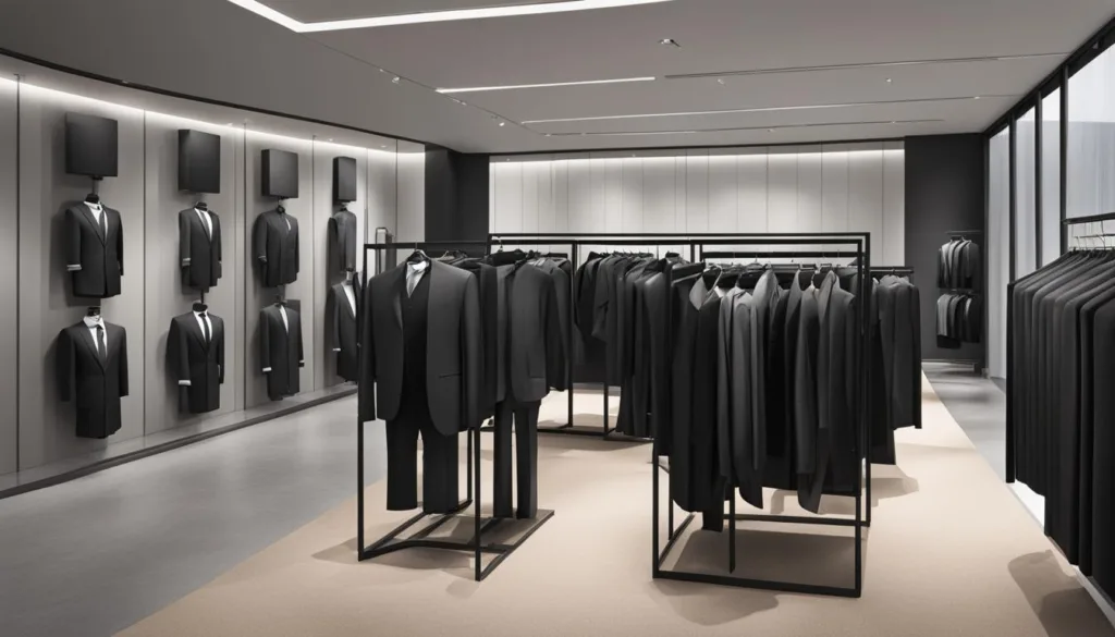 Selecting charcoal suits for business presentations
