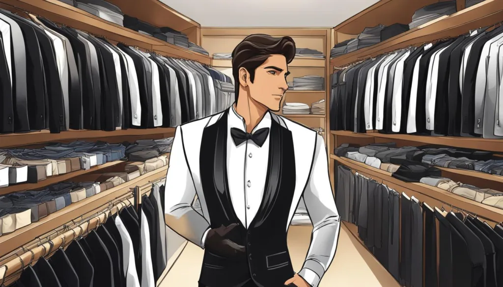 Selecting shirts for modern fit tuxedos