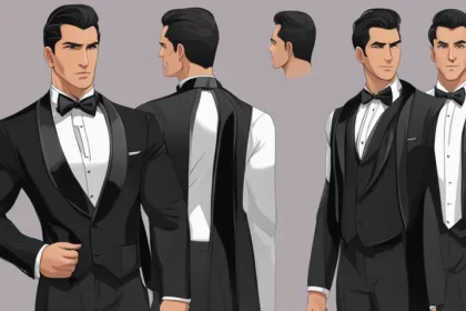 Shawl lapel tuxedo for formal events