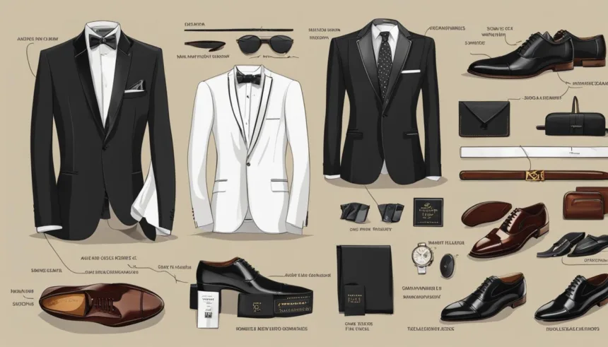 Shawl lapel tuxedo suit care instructions