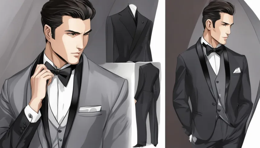 Shawl lapel tuxedo suit designs