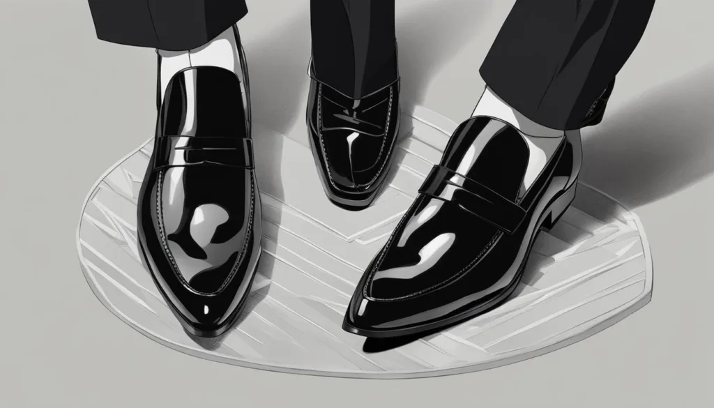 Sophisticated shoes for tuxedo outfits