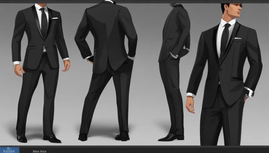 Tailoring modern fit tuxedos
