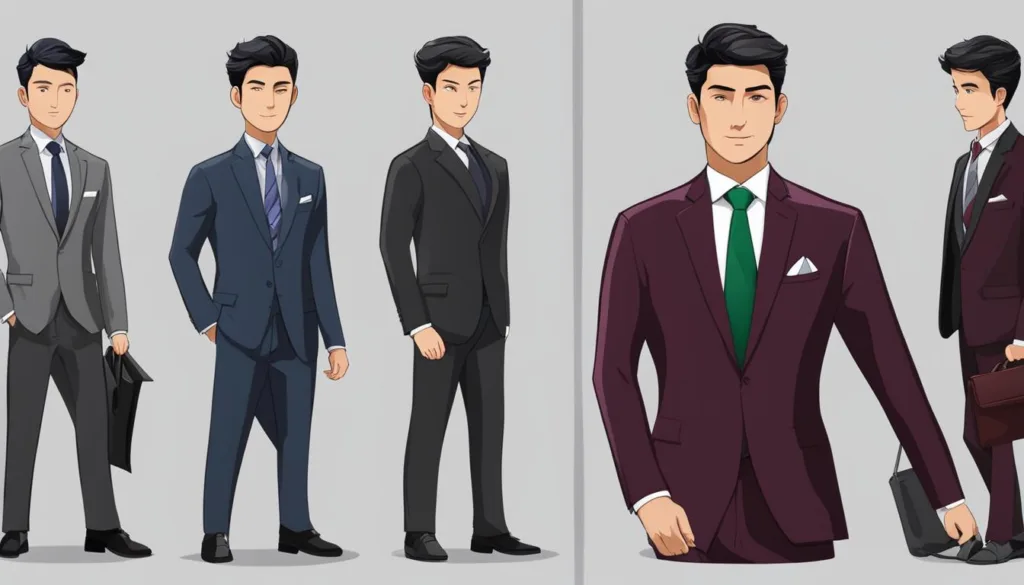 Tie Color Combinations with Charcoal Suits