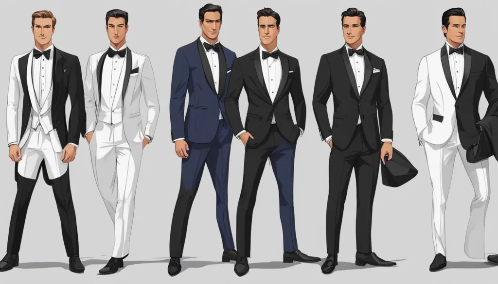 Tuxedo Style Guide for Fit Options