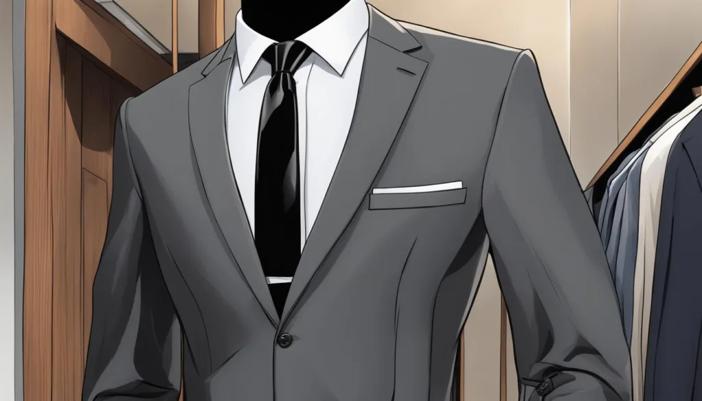 Unique Tailored Black Tie Suit