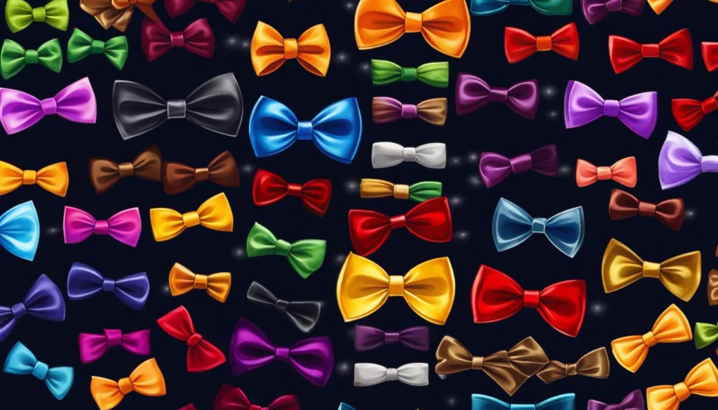 Velvet bow ties for special events