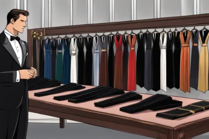 Velvet tuxedo belt choices