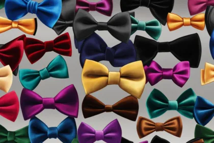 Velvet tuxedo bow ties