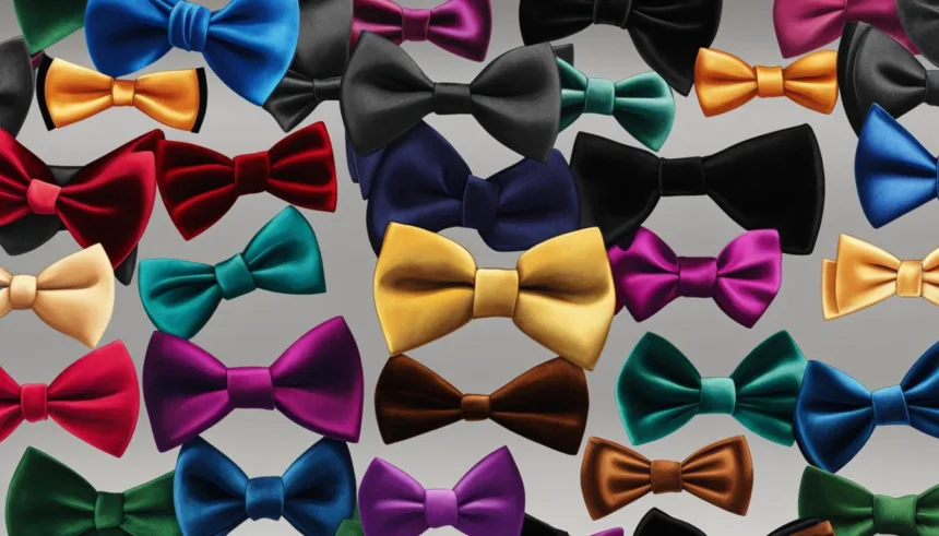 Velvet tuxedo bow ties