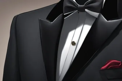 Velvet tuxedo lapel pins