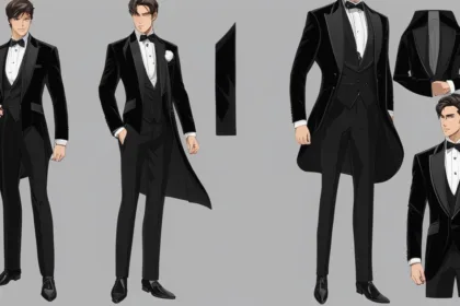 Velvet tuxedo style guides