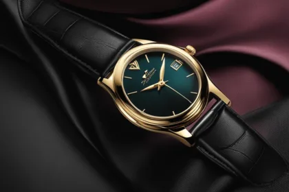 Velvet tuxedo wristwatch pairings