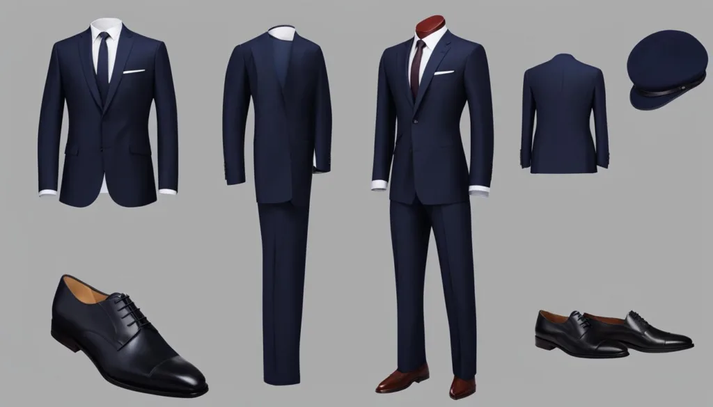 Versatile Stylish Choice, Dark Navy Suit