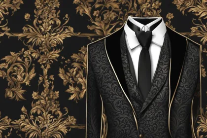 Vintage black tie tuxedos