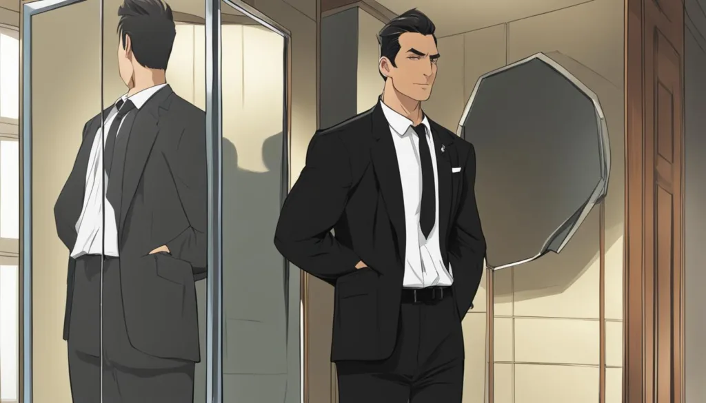 formal suit selection