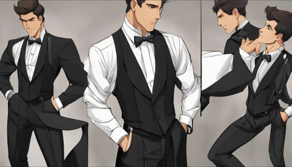 functional yet stylish suspenders for black tie