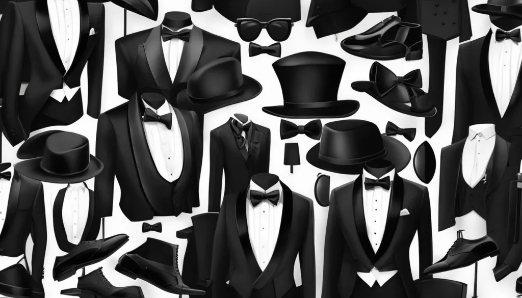 trendy black tuxedos in modern style