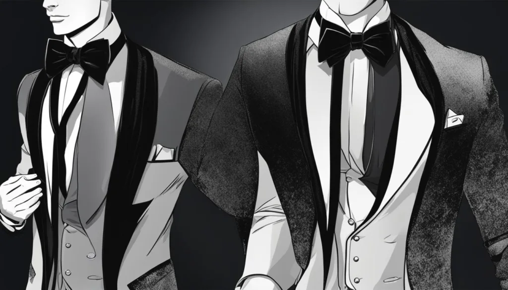 velvet tuxedo with bow tie
