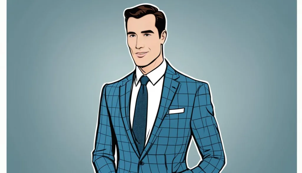 Dressing smartly with windowpane suits for networking
