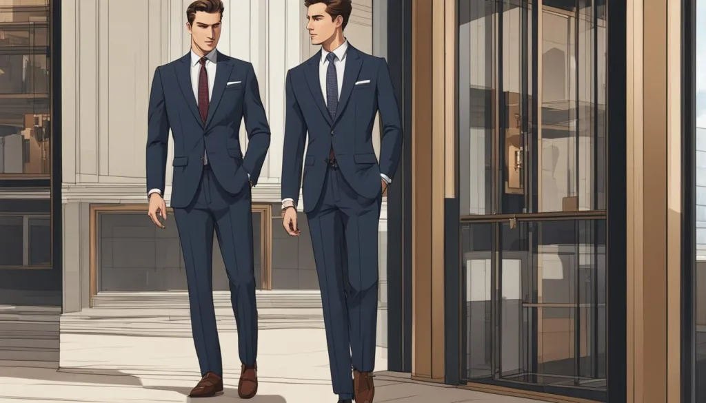 Fashion rules for windowpane suits