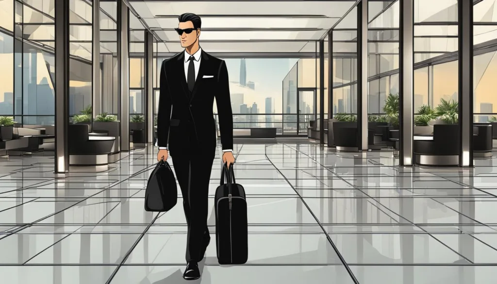 Modern Peak Lapel Suit Trends for Business Trips