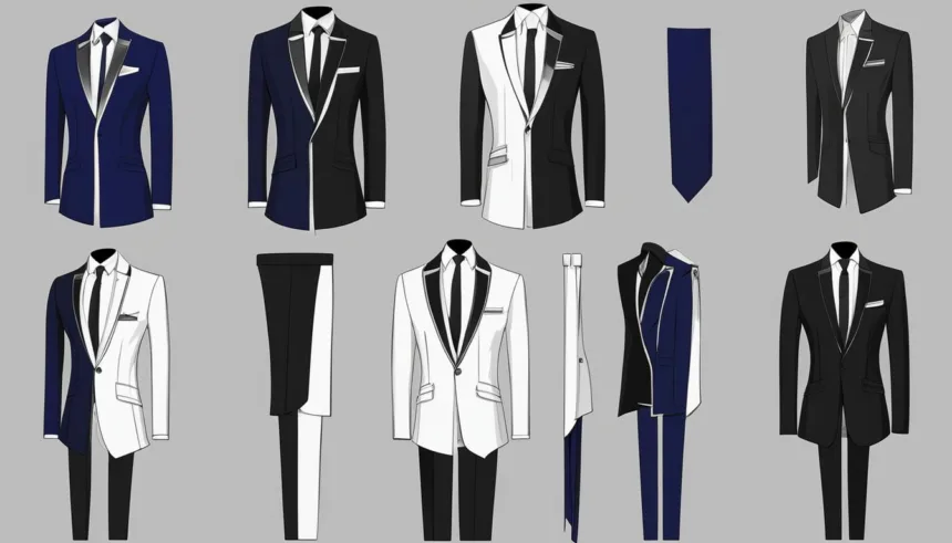Peak lapel suit jacket styles