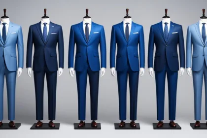 Peak lapel suit pattern variations