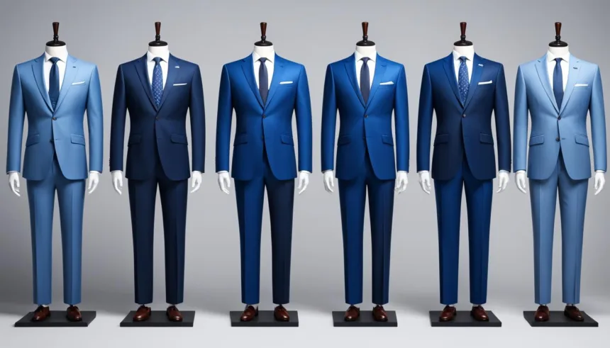 Peak lapel suit pattern variations