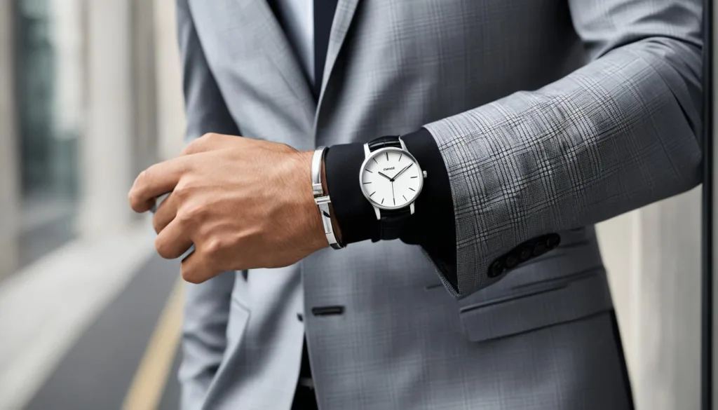 Professional watch and suit pairings