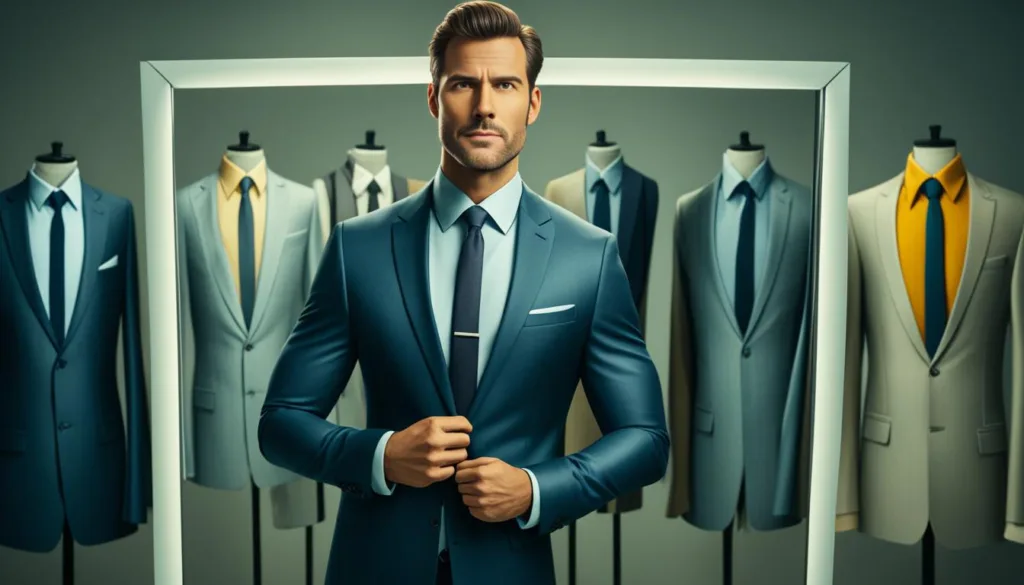 Selecting ties for peak lapel suits