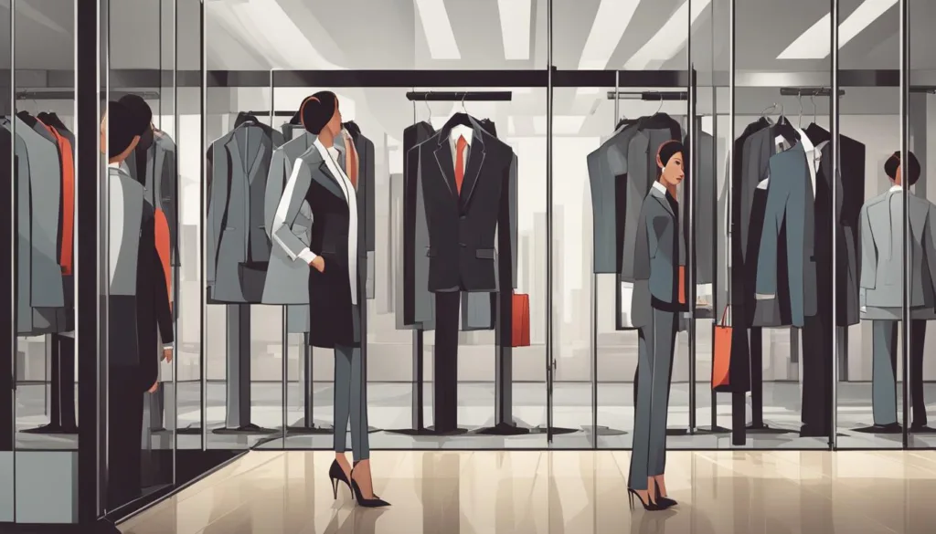 Selecting windowpane suits for job interviews