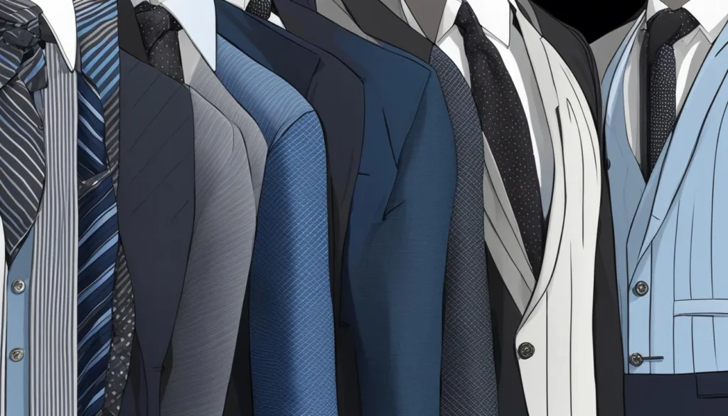 Shirt styles for professional peak lapel suit looks