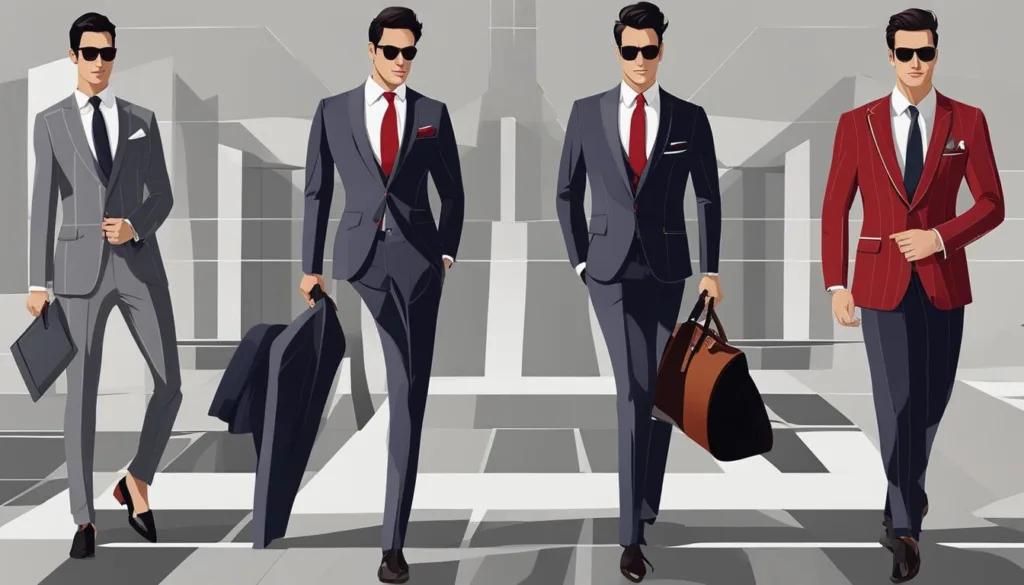 Suit types image