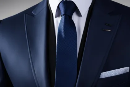 Ties for peak lapel suits