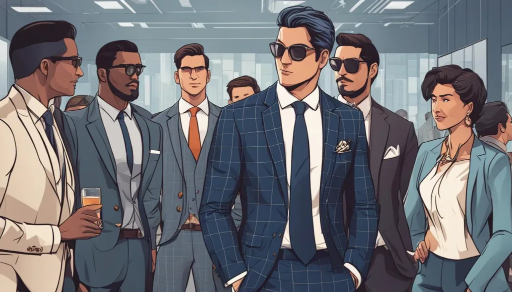 Windowpane Suit Styles for Networking